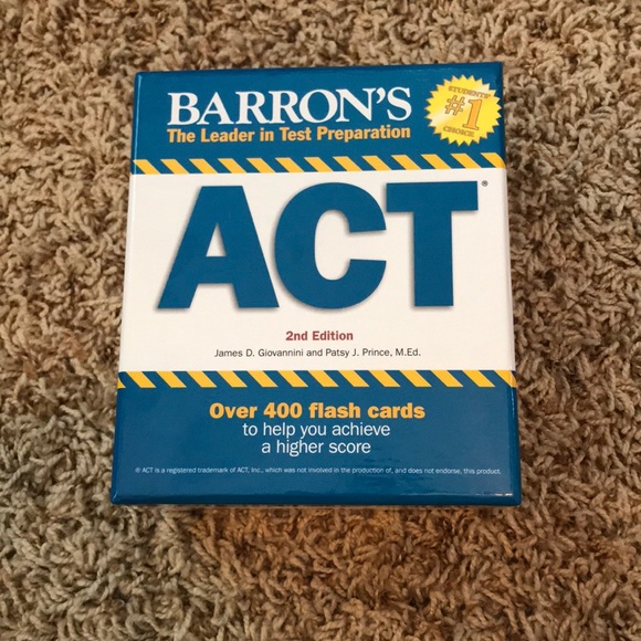 ACT Flashcards and Workbook - Picture 1 of 2